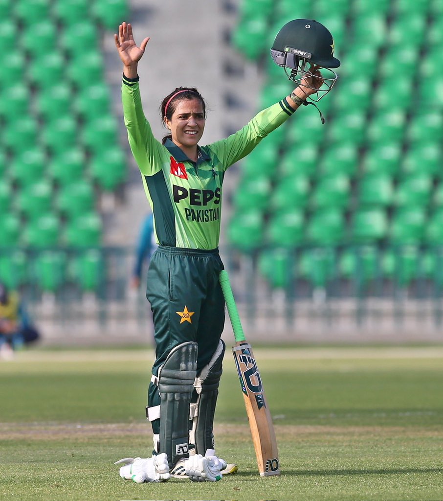 Sidra Amin finished the series with 293 runs. She now has the most runs for an Pakistani in a single series/tournament in ODIs.

293 - Sidra Amin vs SA (2025) 
277 - Sidra Amin vs IRE (2022)
242 - Kiran Baluch vs WI (2004)
225 - Sidra Amin (2025 WC Qualifier)