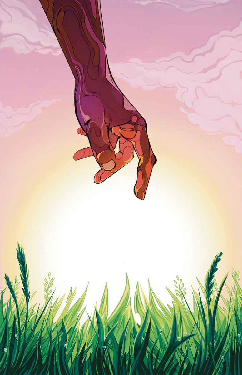 HOW TO TOUCH GRASS is a comics anthology for anyone who's ever felt isolated, hopeless, or out of their depth. 

"Touching grass" is the first crucial step into the light: buff.ly/ROsqvvJ 

Text-free front cover by <a href="/Oenomene/">Oenomene ☆looking for rep</a> ✨