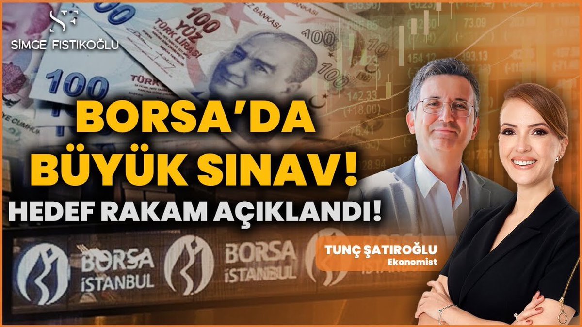 Borsa Kritik Eşikte: Yükseliş mi, Düşüş mü?  Ekonomist <a href="/kanalfinans/">Tunc Satiroglu</a> İle Söyleşimiz 👇👇👇
youtu.be/QDrmFx02EaM