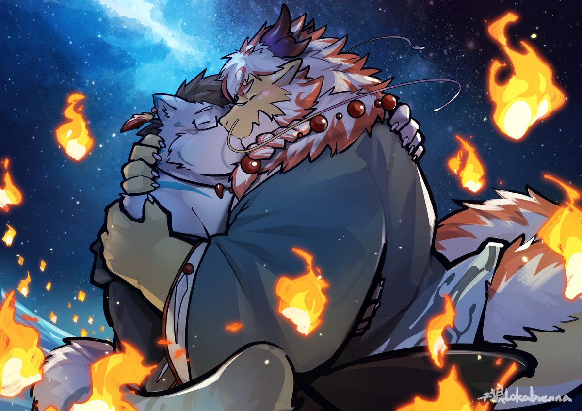 讓我的孩子們來組cp (*/ω＼*)浪漫地親親

繪師： <a href="/cat0989986996/">天狼Lokabrenna</a>