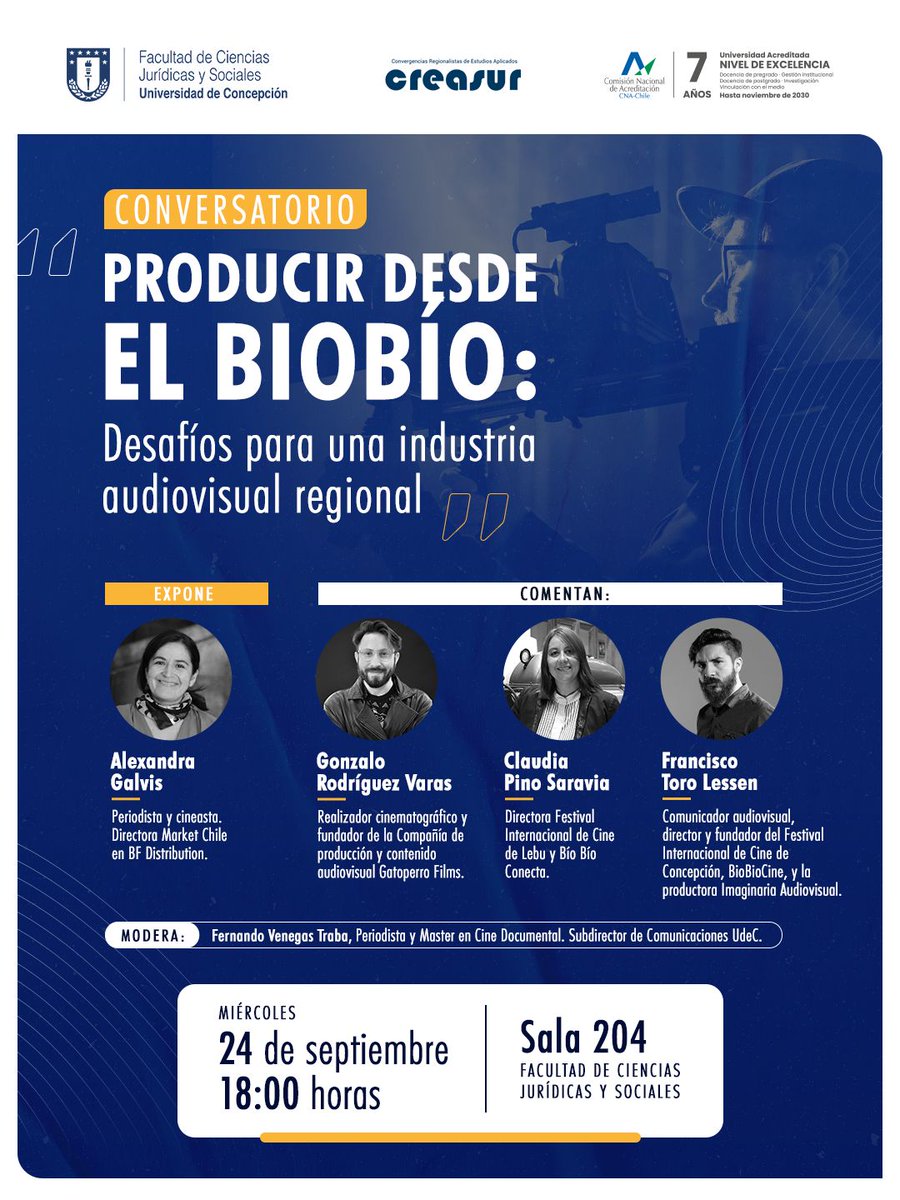 Territorio y Cine dinamiza regiones del mundo desde su riqueza socio cultural, patrimonial y agro alimentaria. Y cómo va #Chile y la #regiondelbiobio ?