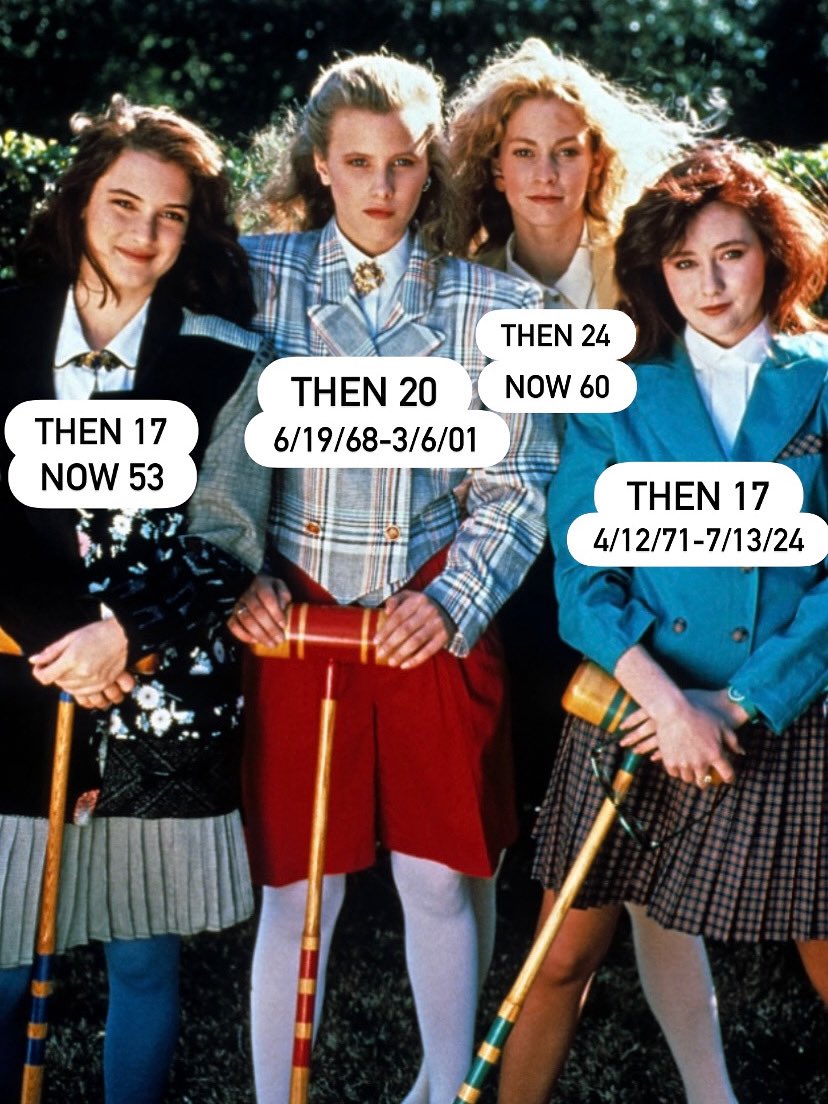 80sThen80sNow's tweet photo. Heathers Was a 1988 Teen Dark Comedy Crime Film About a Popular Clique of High School Girls and a Whole Lot of Meanness, Plotting and Revenge.  

#heathers #winonaryder #shannendoherty #christianslater #kimwalker #lisannefalk https://t.co/OQRbjuuh34