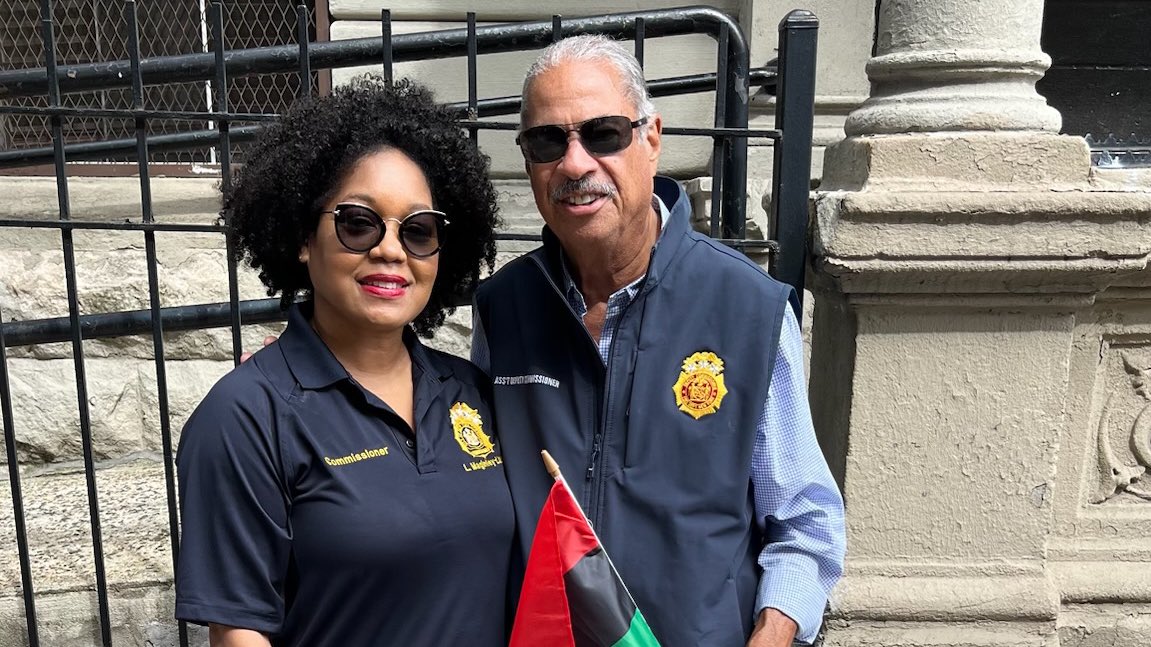 It was truly an honor to march with my Boldest Family and our partners in public safety from <a href="/NYPDnews/">NYPD NEWS</a>, <a href="/FDNY/">FDNY</a> and <a href="/NYCSanitation/">NYC Sanitation</a> in #Harlem in celebration of the legacy of the African American community. Together, we will continue to do all that we can to keep New Yorkers safe.