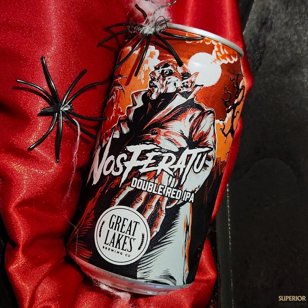 🎃🍂 Raise your glass to spooky season with Nosferatu—a bold double red IPA from <a href="/GLBC_Cleveland/">Great Lakes Brewing Co.</a> that’s sure to thrill your taste buds. 🍺🧛‍♂️

Drink responsibly; must be 21 years or older.