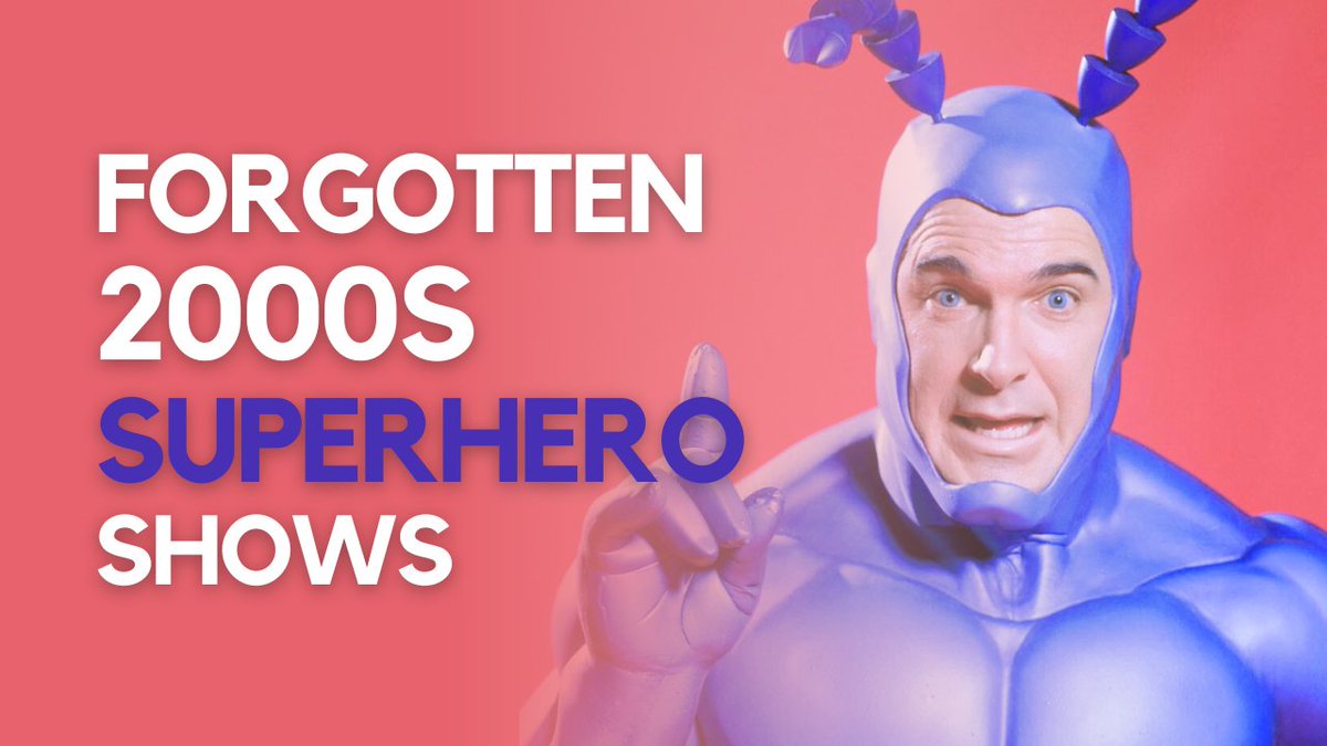 Back in the 2000s, networks were cranking out all kinds of weird caped crusaders. 

So in this video, we’re revisiting the forgotten superhero shows of the 2000s 👇

youtu.be/2GbYkidvVwk

#thetick #2000s #Superheroes