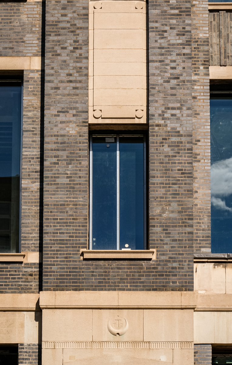 The scaffold’s coming down at Typhoo Wharf in Digbeth, the soon-to-be home of the BBC. Some lovely little detail from the former tea factory. Hope there’s more to come.
