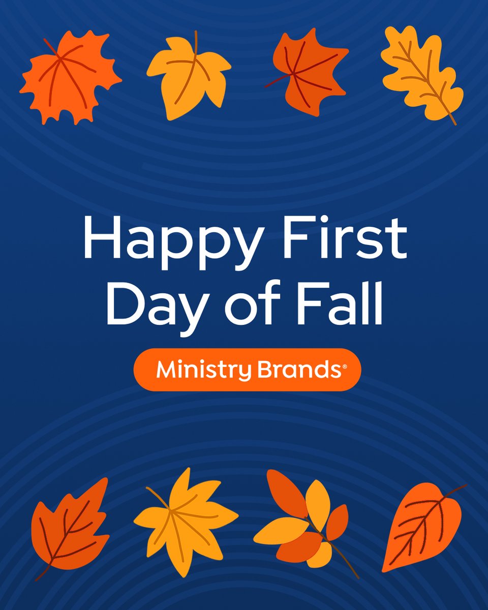 Happy First Day of Fall! 🍁🍂 

May this season inspire new growth, deeper connections, and a fresh sense of purpose in your ministry.

At Ministry Brands, we’re honored to walk alongside you as you continue bringing light, hope, and impact to your community.