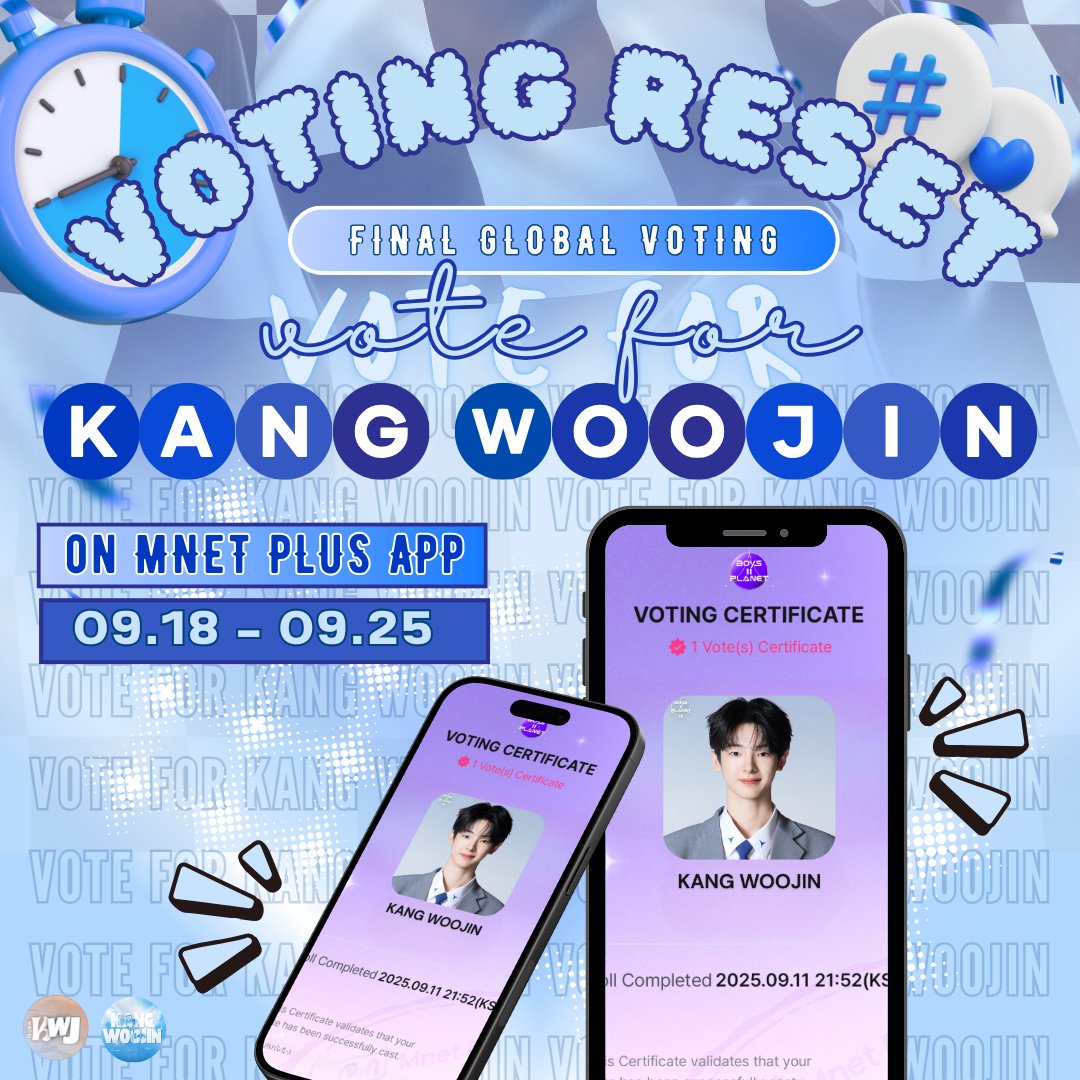 🗳️ D-2 PANIC VOTING BEGINS NOW 🗳️

The votes have reset and only 2 days remain. Every single action counts now. If we want Woojin to debut, we need to stay locked in and give our best effort every day.

💙 Make Woojin your one-pick
💙 Put all of your votes on him
💙 Share,