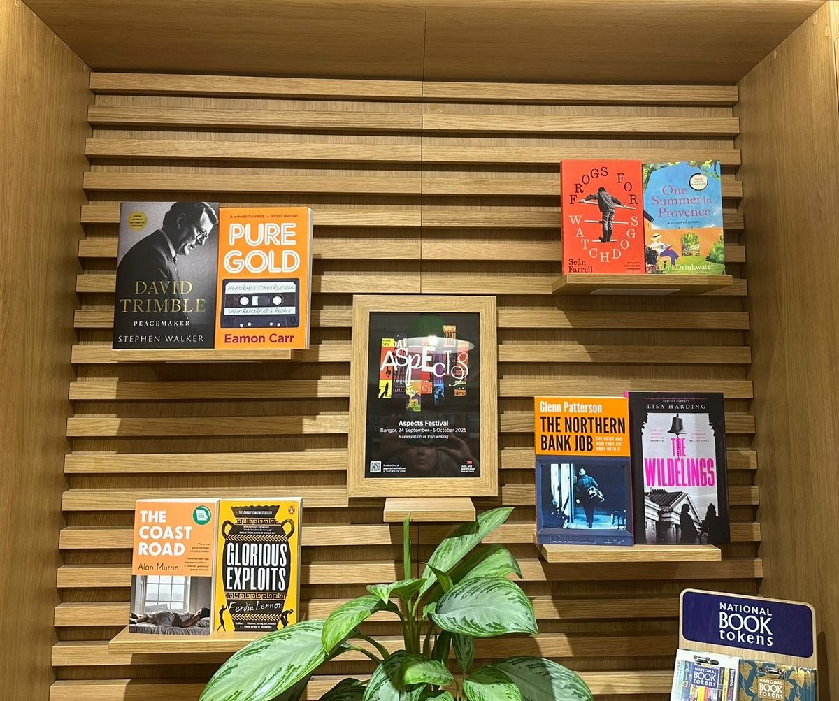 aspectsfestival's tweet image. Festival-goers get 10% off any book from this year’s Aspects programme at Waterstones Bloomfields, Bangor! 

Just show your ticket at the till (valid until 5 Oct).

🎟️ Book tickets &amp;amp; see the full line-up 👇
 aspectsfestival.com/whats-on

#AspectsFestival #Waterstones