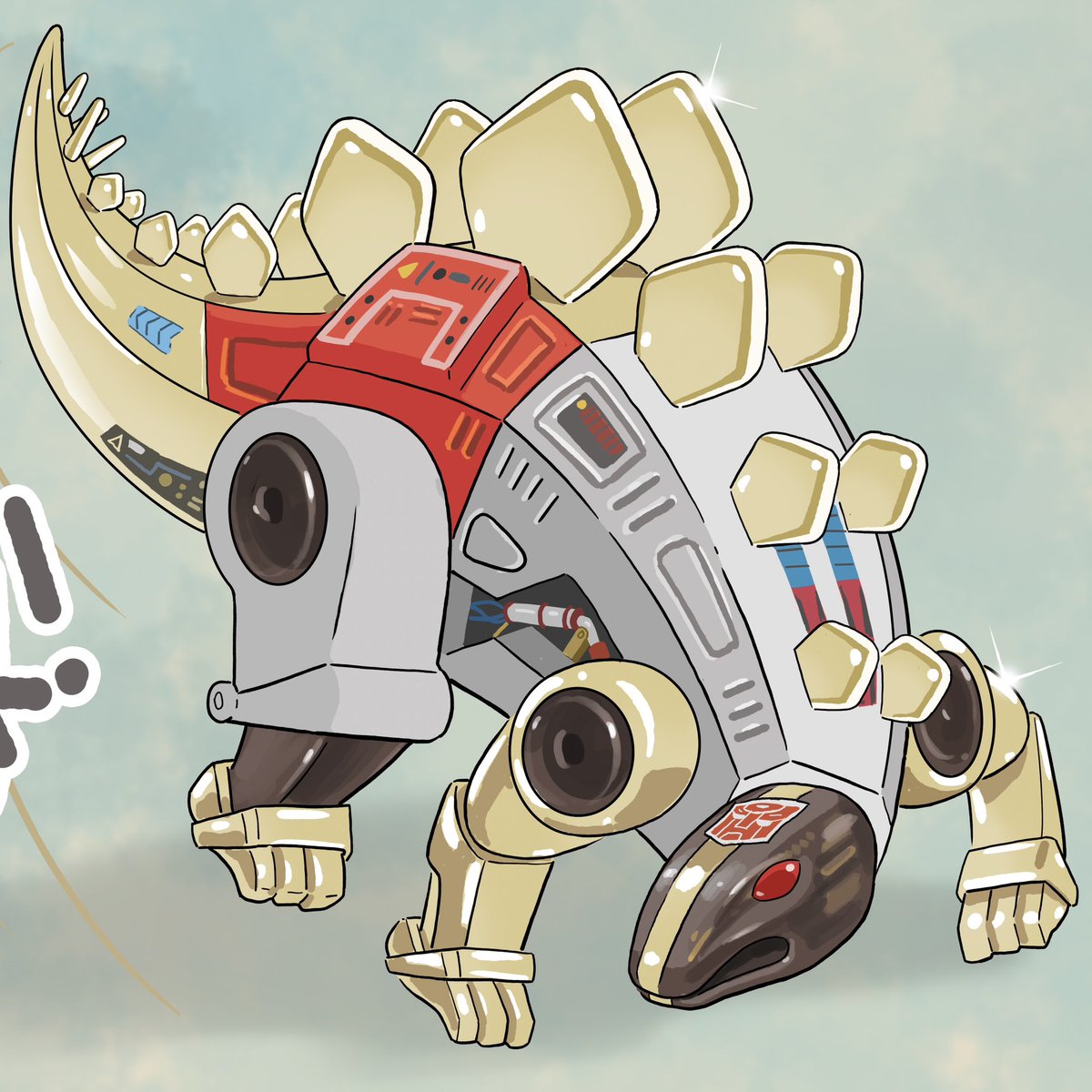 Gnarly_ish's tweet photo. These guys hate each other. #Snarl #Scorp #GoBots #DinoBots #Transformers #TFFanart #TFG1 #Stegosaurus #Scorpion #FanArt https://t.co/nnkz25UQLQ