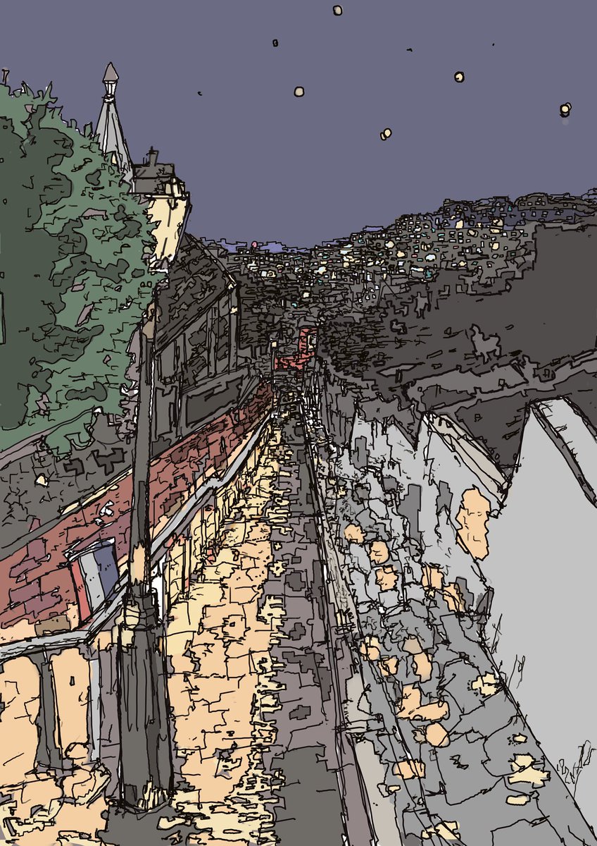 IK2bta's tweet photo. 祈念坂

#イラスト https://t.co/NhwknDp92Y
