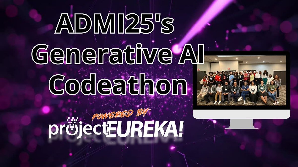 omnibond's tweet image. 💡Over 40 students, 10 teams, & one mission: harnessing generative AI to solve real campus challenges.
Inside the ADMI 2025 Hackathon, powered by Omnibond’s projectEUREKA!
🎥 Watch now: youtu.be/6RuLkT93L-o
🔗 admiusa.org/admi2025/index… | omnibond.com |…