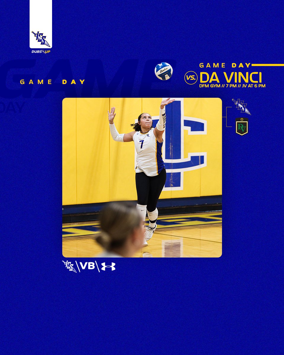 ICS_VB's tweet image. IT’S GAMEDAY!

Lady Warriors ⚔️ vs. Da Vinci Dragons 🐲

📆 Monday, September 22nd, 2025

⌚️ 7 PM; JV at 6 PM

📍Dave Frazier Memorial Gym

📺 fan.hudl.com/icswarriors

🎟️ fan.hudl.com/tickets/VGlja2…

#ICVB25 🏐
#GoWarriors ⚔️
#DubsUp ⚔️