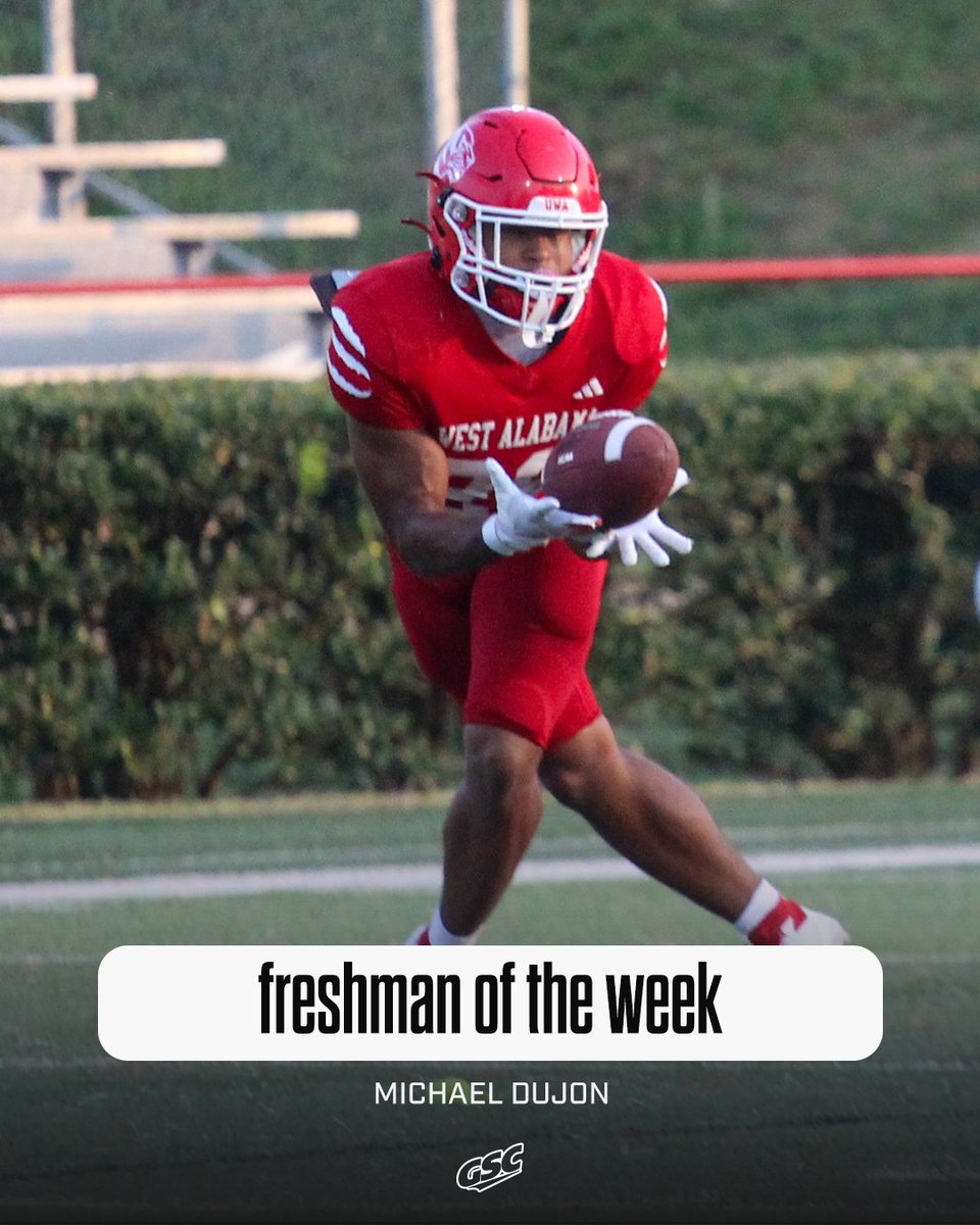GulfSouth's tweet image. 🏈 GSC Freshman OTW: Sept. 22

Michael Dujon

@uwa_football x #GSCfb
