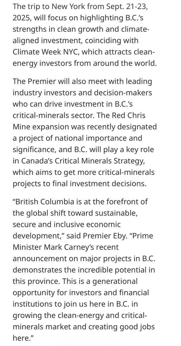 bobmackin's tweet image. New: @dave_eby suddenly announces a junket to New York, during the UNGA.
#cdnpoli #bcpoli