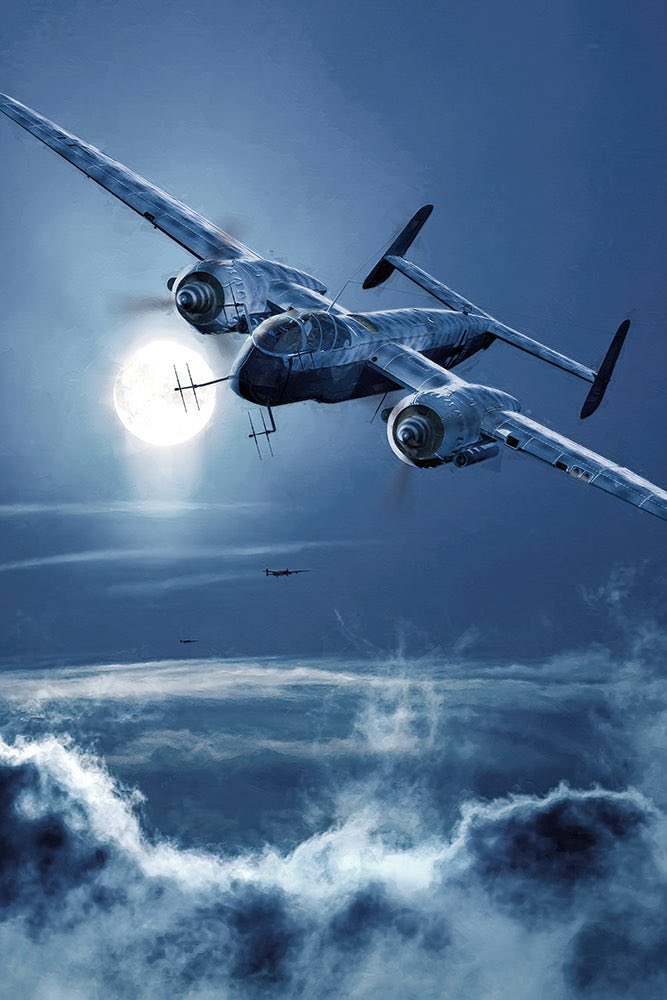 “𝑵𝑰𝑮𝑯𝑻 𝑻𝑬𝑹𝑹𝑶𝑹𝑺”
The Heinkel He 219 Uhu ("Eagle-Owl").

Recently sold to a buyer from Florida, USA 🇺🇸. Many thanks 🙂.

Available here:

hangar7art.com/product/night-…

#aviation #wwii #ww2 #luftwaffe #history #aviationart