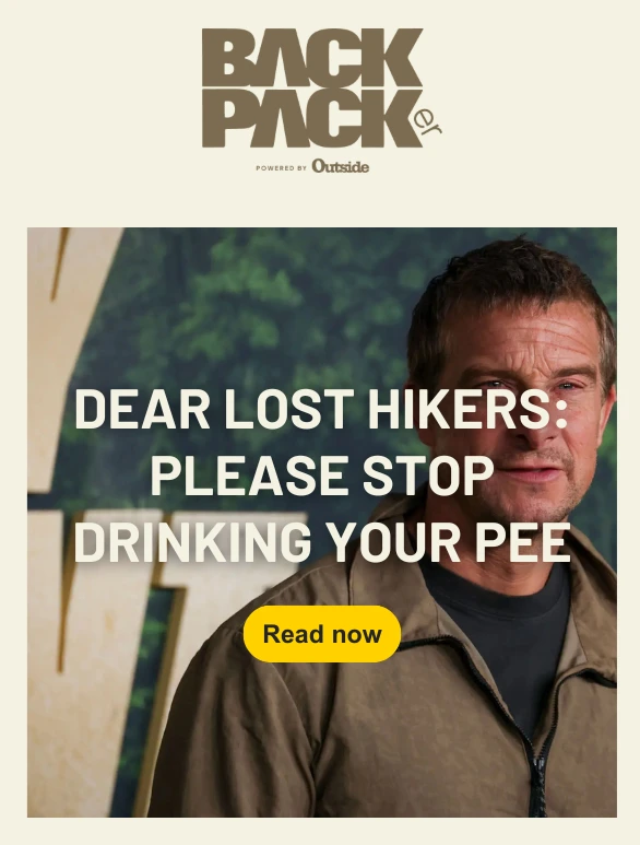 From the weird dept.: Media sometimes portrays this practice as a last-ditch survival tactic – so does Bear Grylls! However, it's like drinking saltwater or alcohol – it depletes your body of more liquid than it takes in. In case you were ever tempted. 😁#hiking #survival