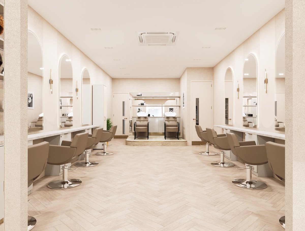 ProjectsNiche's tweet image. We recently teamed up with Tressly to design and build their salon, and we couldn&apos;t be more proud of the result,

Swipe through the photos to see how every detail came together.
-
#design #designinterior #nicheprojects #corporatedesign #workspaceinterior #designandbuild