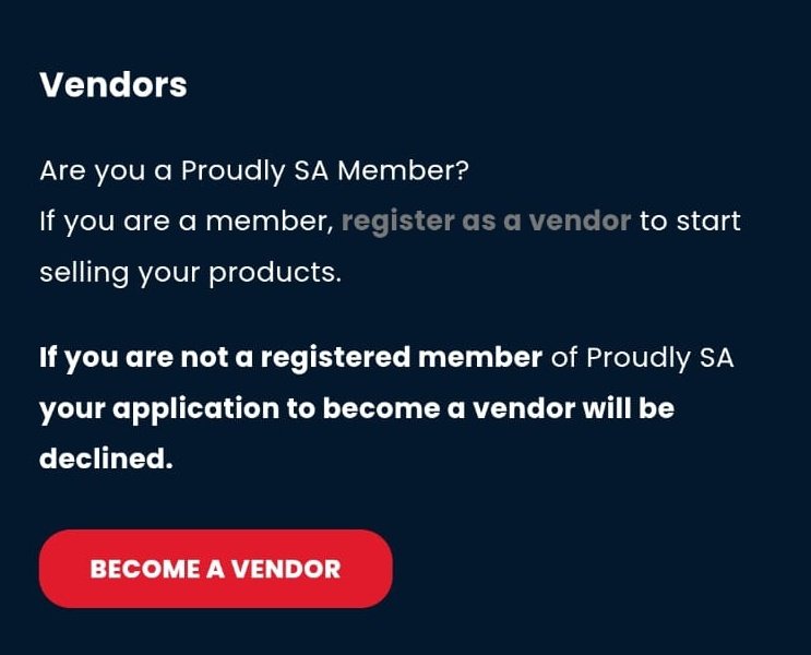 MorolongZA's tweet image. .Proudly SA has launched an online shop. Go buy local brands. If you're a business, you can also become a vendor.