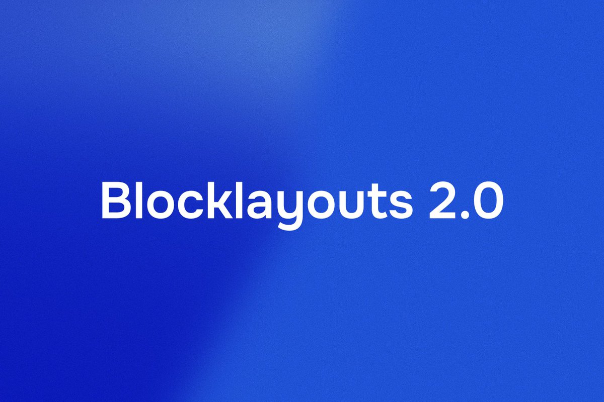 Blocklayouts tweet media