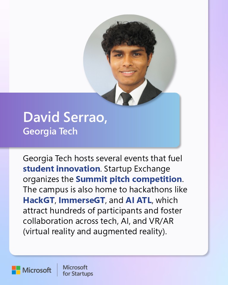 msft4startups's tweet image. Special thanks to our Scouts featured: 💫

Sumedha Kethini | Harish Viswanathan | Matthew Steele | David Serrao | Reilly McKnight | Michael Sun

#MicrosoftForStartups #Startups #StudentInnovation