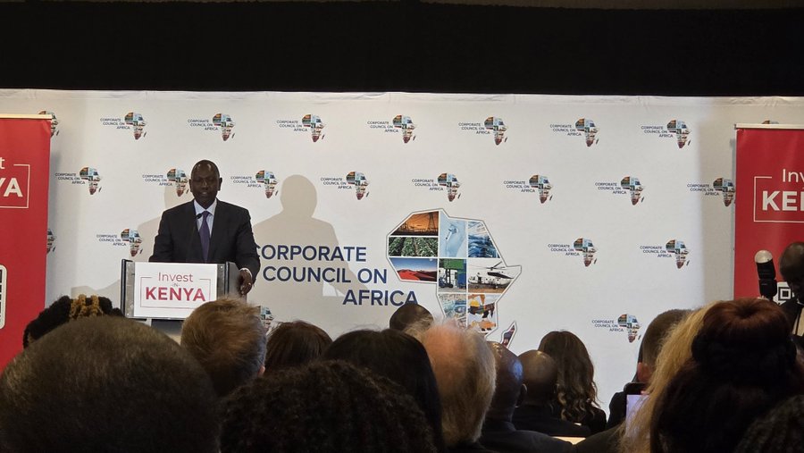 frank_mwiti's tweet photo. President @WilliamsRuto  at the US-Kenya Business Forum in New York:  "Kenya is opening up new frontiers in its capital markets. By 2029, the @NSE_PLC will deliver 40 new listings - starting with the landmark Kenya Pipeline IPO by end of 2025." https://t.co/EN7efMAybs