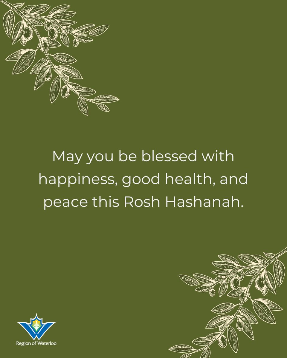 rosh hashanah begins at sundown this evening. wishing the jewish