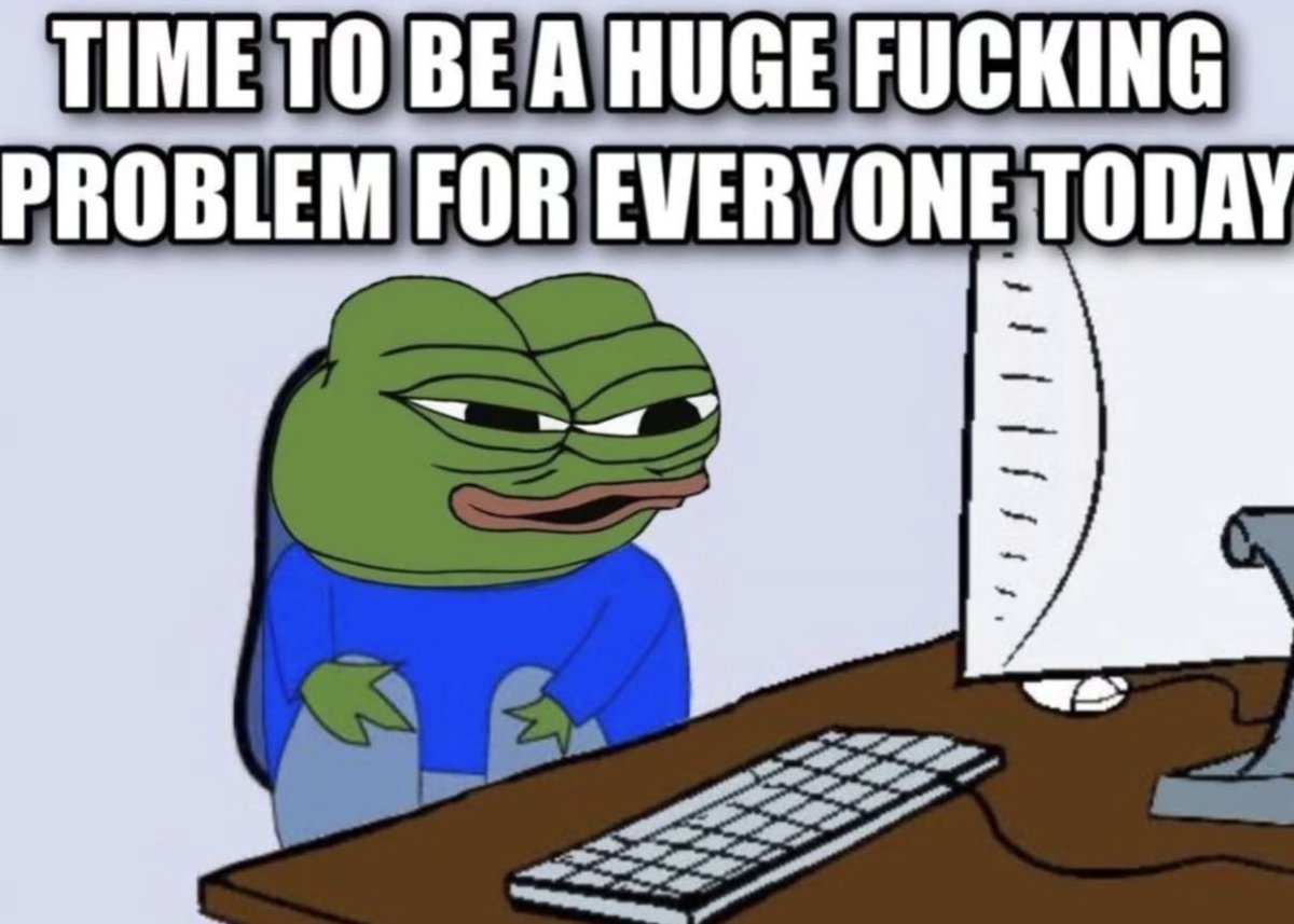 Muahaha see you at lunch time for raiding

Gm