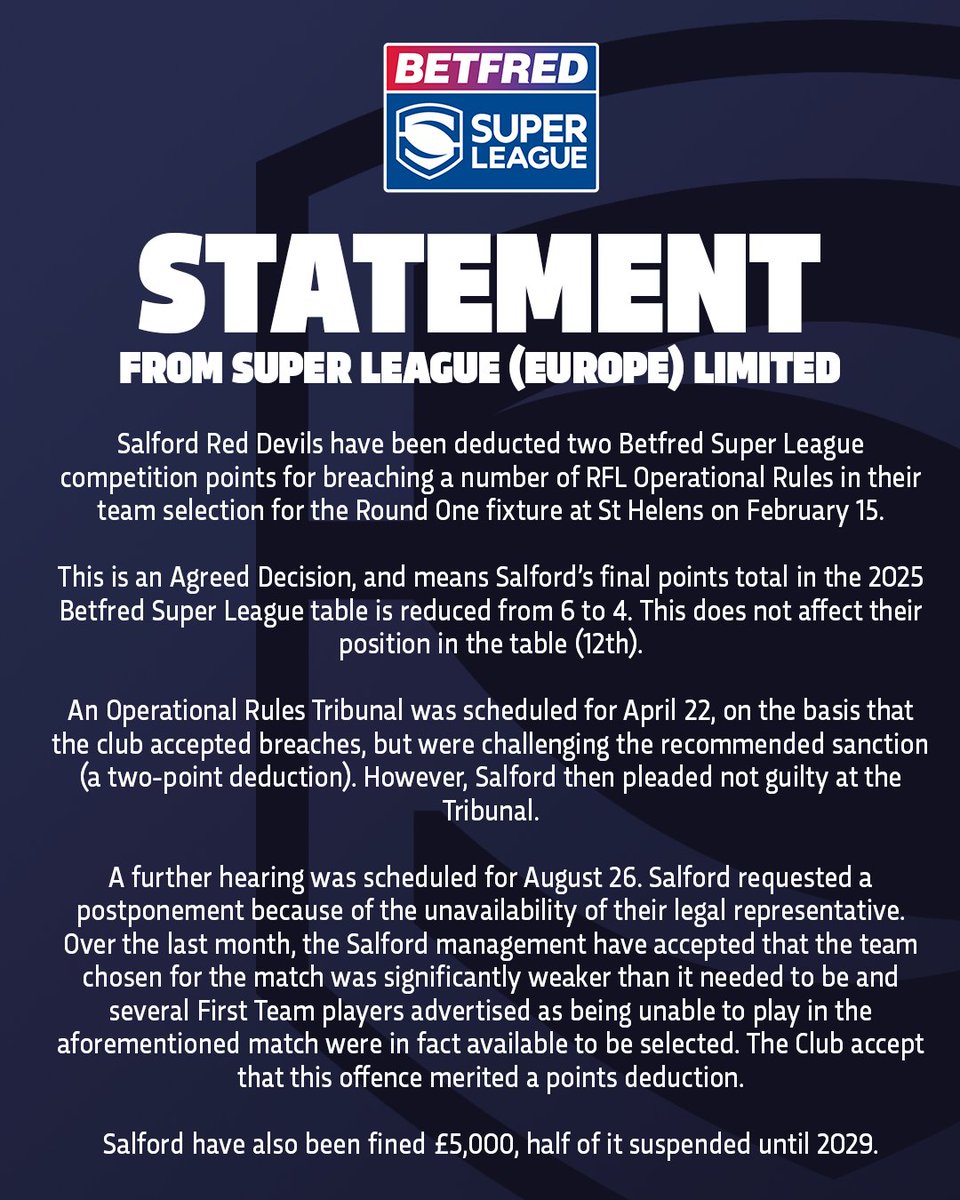 Betfred Super League tweet media