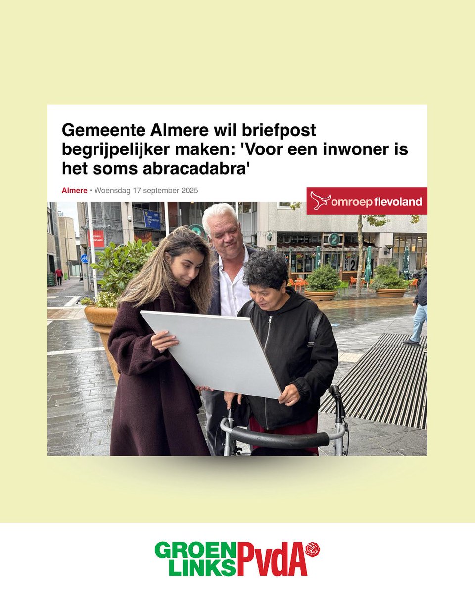 GroenLinks Almere tweet media