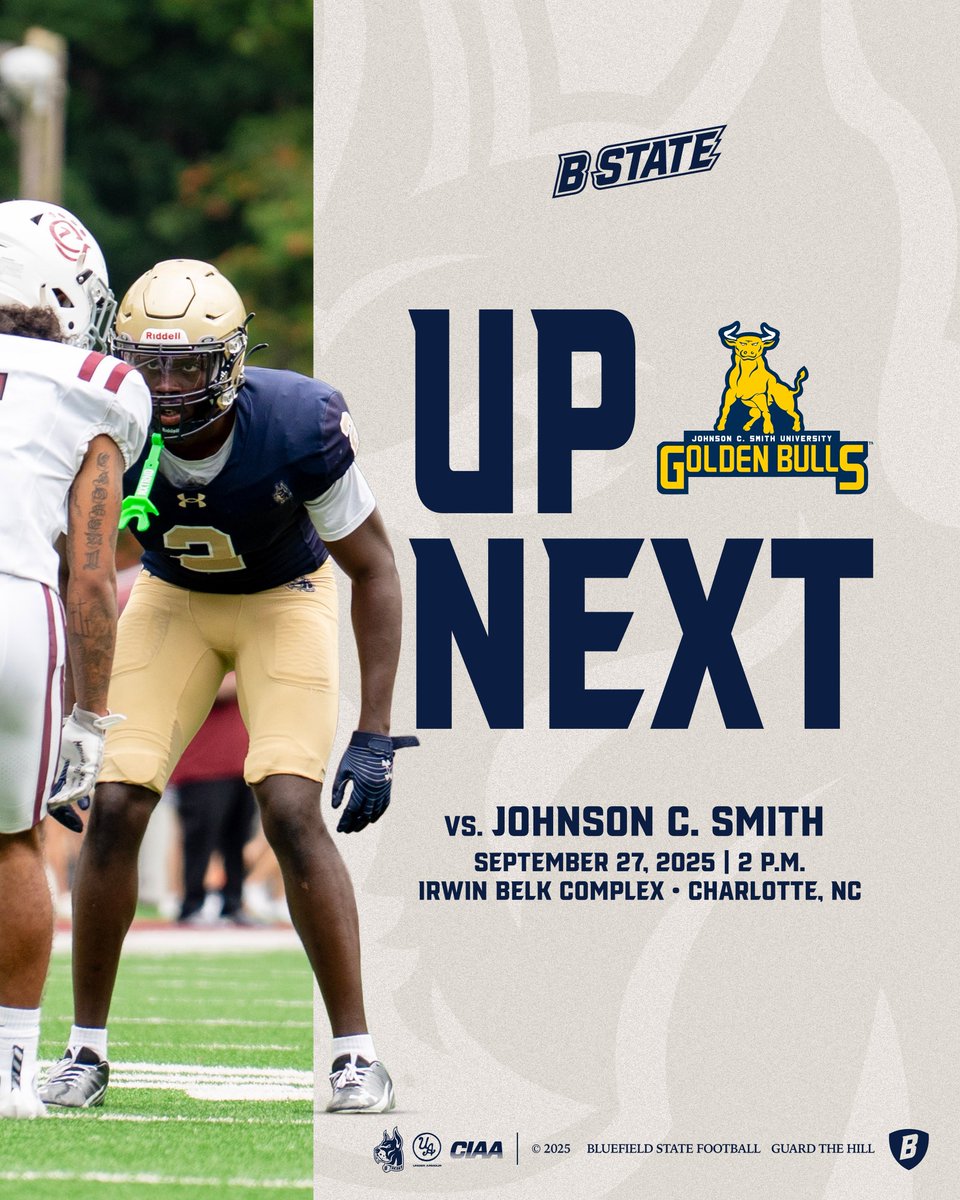 𝐂𝐨𝐧𝐟𝐞𝐫𝐞𝐧𝐜𝐞 𝐏𝐥𝐚𝐲 𝐒𝐭𝐚𝐫𝐭𝐬 𝐓𝐡𝐢𝐬 𝐖𝐞𝐞𝐤 🏈

#WeInTheYard • #GuardTheHill • #CIAAFB 🐾