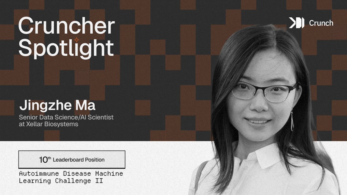 crunchDAO's tweet image. 🧬 This data scientist just predicted 2,000 unmeasured genes from a single tissue image.

Jingzhe Ma (@XellarBio) placed Top 10 in the Autoimmune Disease ML Crunch 2 with @Schmidt_Center. 

Take a look at her smart approach combining computer vision and biology 👇