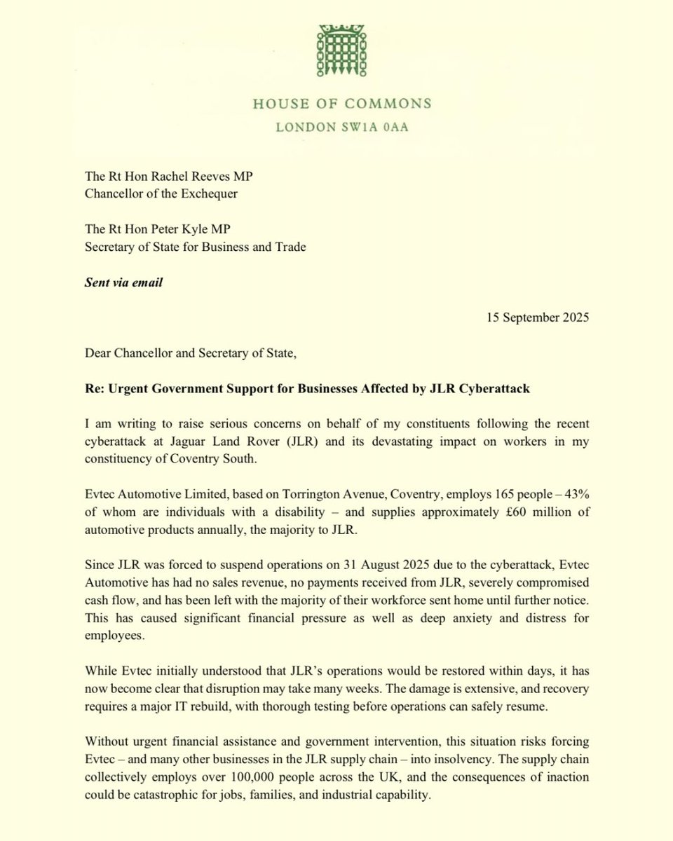 Zarah Sultana MP tweet media