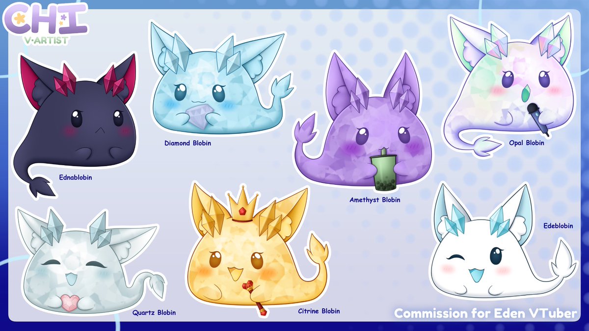 Commission for <a href="/EdenVtuber/">Eden 💎 Vtuber</a>!~
It was an honor to have worked on this project!
#vtuber #edenillust