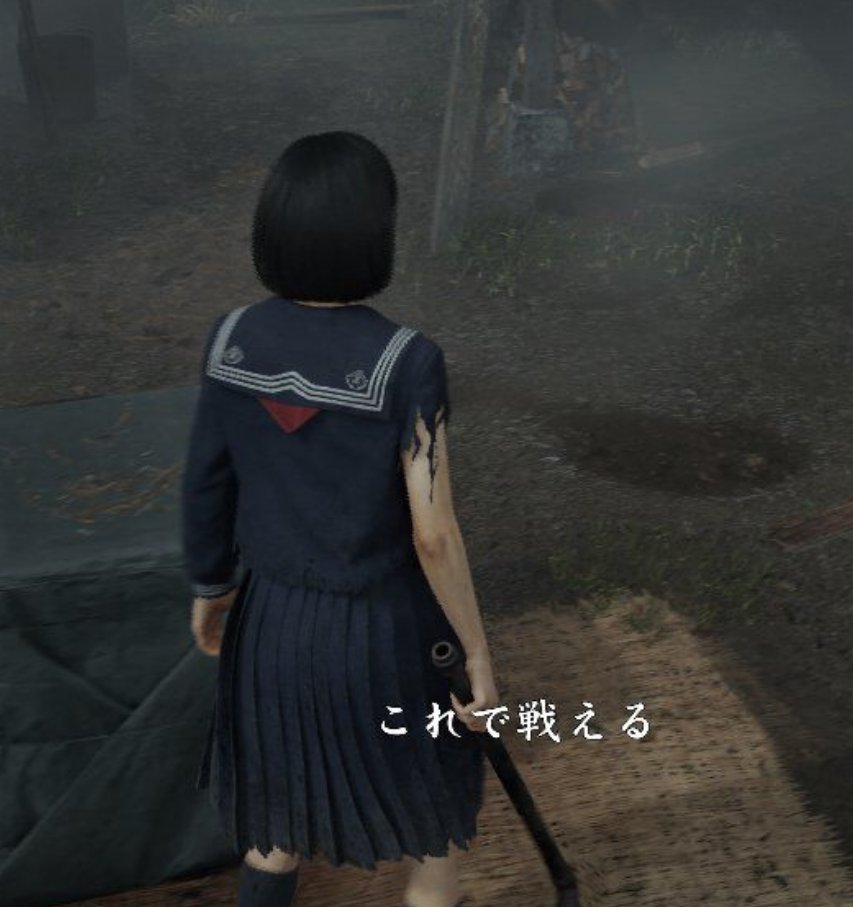 やっぱこのシーンが面白すぎる。他のサイレントヒル主人公って最初の武器を手にするとき大体が怯えながらだったよな…