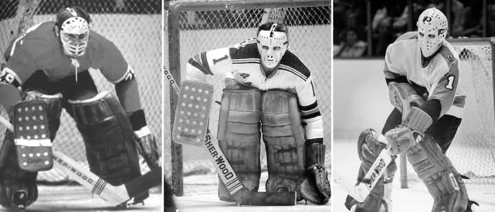 R.I.P. NHL Legends 🥅. 
Ken Dryden.
Eddie Giacomin. 
Bernie Parent.