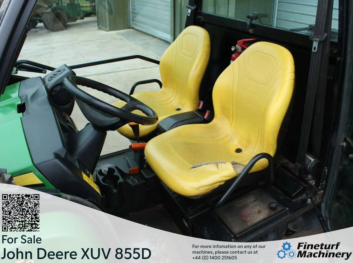 For Sale: John Deere XUV 855D      

Learn more about this machine: fine-turf.co.uk/groundcare-mac……     

Contact us for more info: +44 (0)1400 251605 #landscaping #forsale #JohnDeere