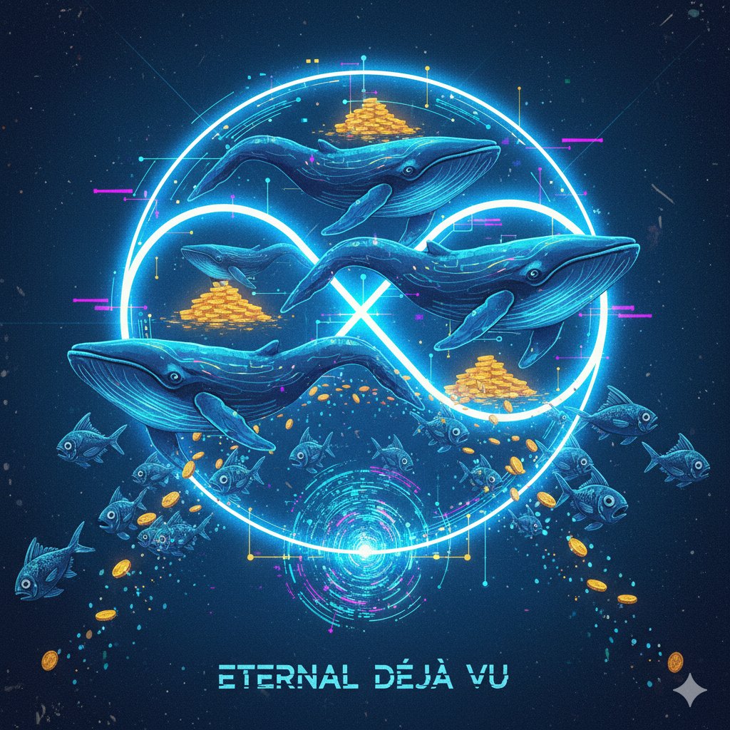 📉 Retail panics, selling into every dip.
🐋 Institutions, corporations, ETFs, and whales keep stacking quietly.
The result? Always the same...
An eternal Déjà Vu in crypto markets. 🔄✨

#Bitcoin #cryptocurrency #BuyTheDip #Metaplanet #Strategy #CryptoMarket