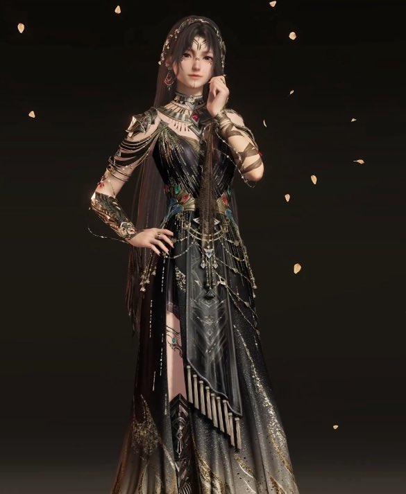 MC in this outfit is just so…beautiful so divine…THE HAIR OMG THE HAIR majestic…🧎‍♀️✨