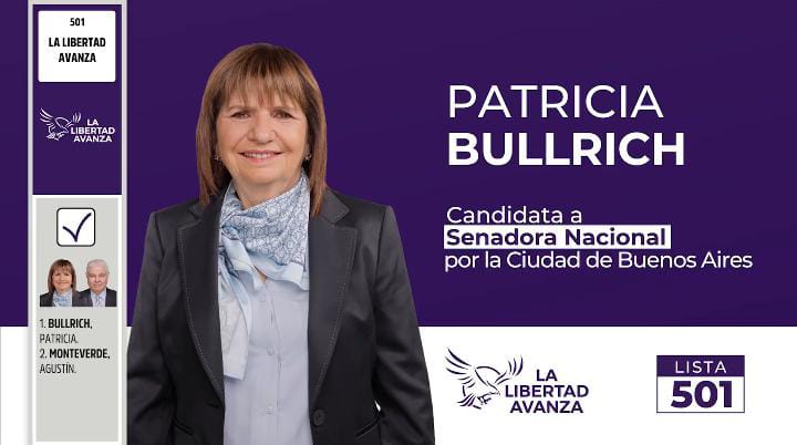 Candidatos de La Libertad Avanza.
Todos a apoyarlos este 26 de octubre.

<a href="/PatoBullrich/">Patricia Bullrich</a> 
<a href="/fargosi/">Alejandro Fargosi</a> 
<a href="/jlespert/">José Luis Espert</a> 
<a href="/GonzaRocaCBA/">Gonzalo Roca</a>