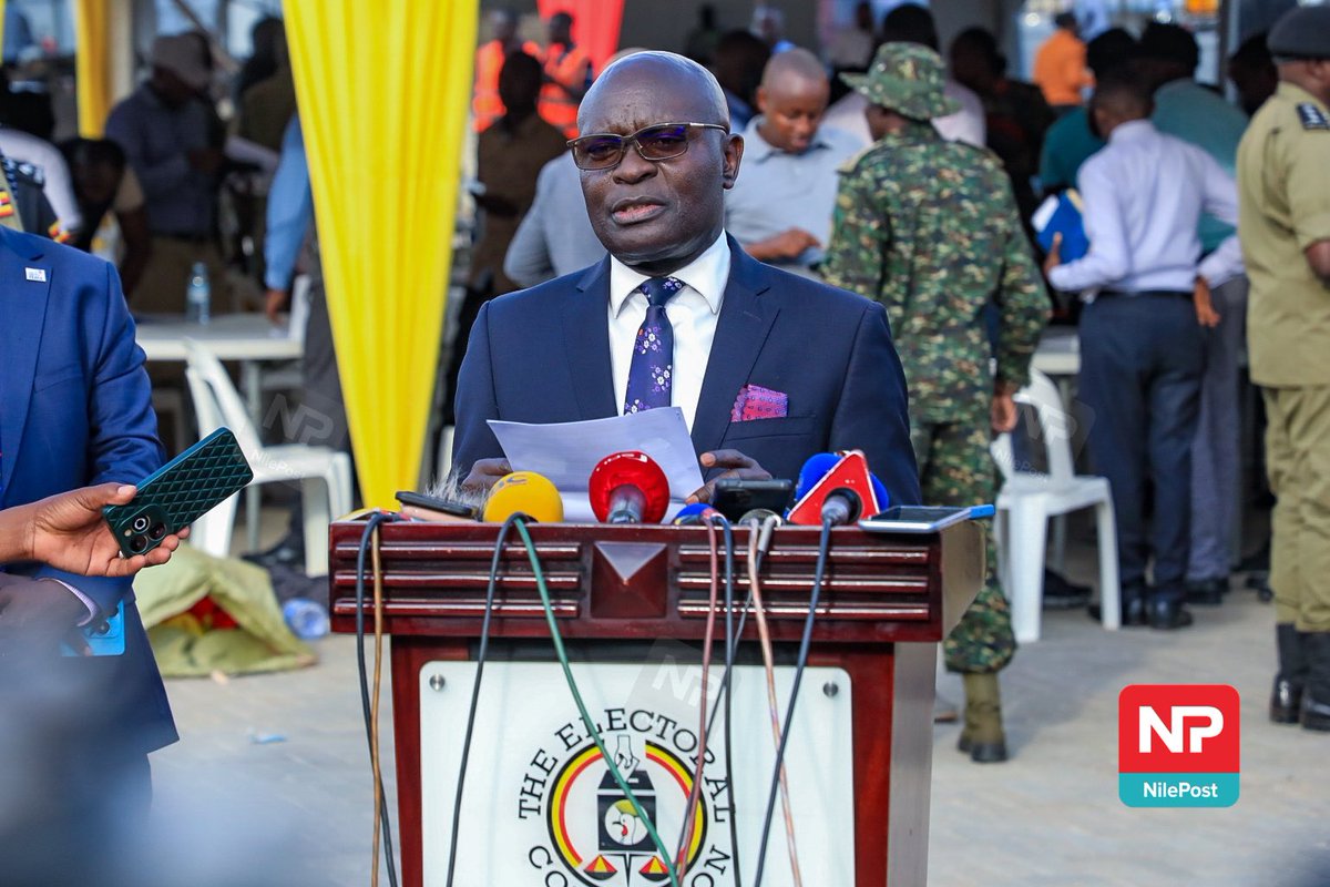 . <a href="/UgandaEC/">The Electoral Commission - Uganda</a> Chairperson Justice Simon Byabakama addresses the media ahead of tomorrow’s presidential nominations, saying the process will start at 10AM until 4 PM EAT.