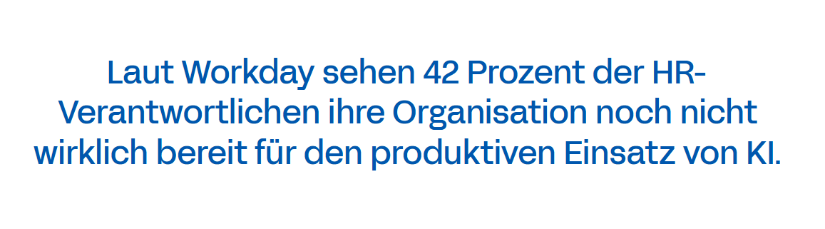 Produktiver KI-Einsatz noch nicht überall Standard. #HR #KI