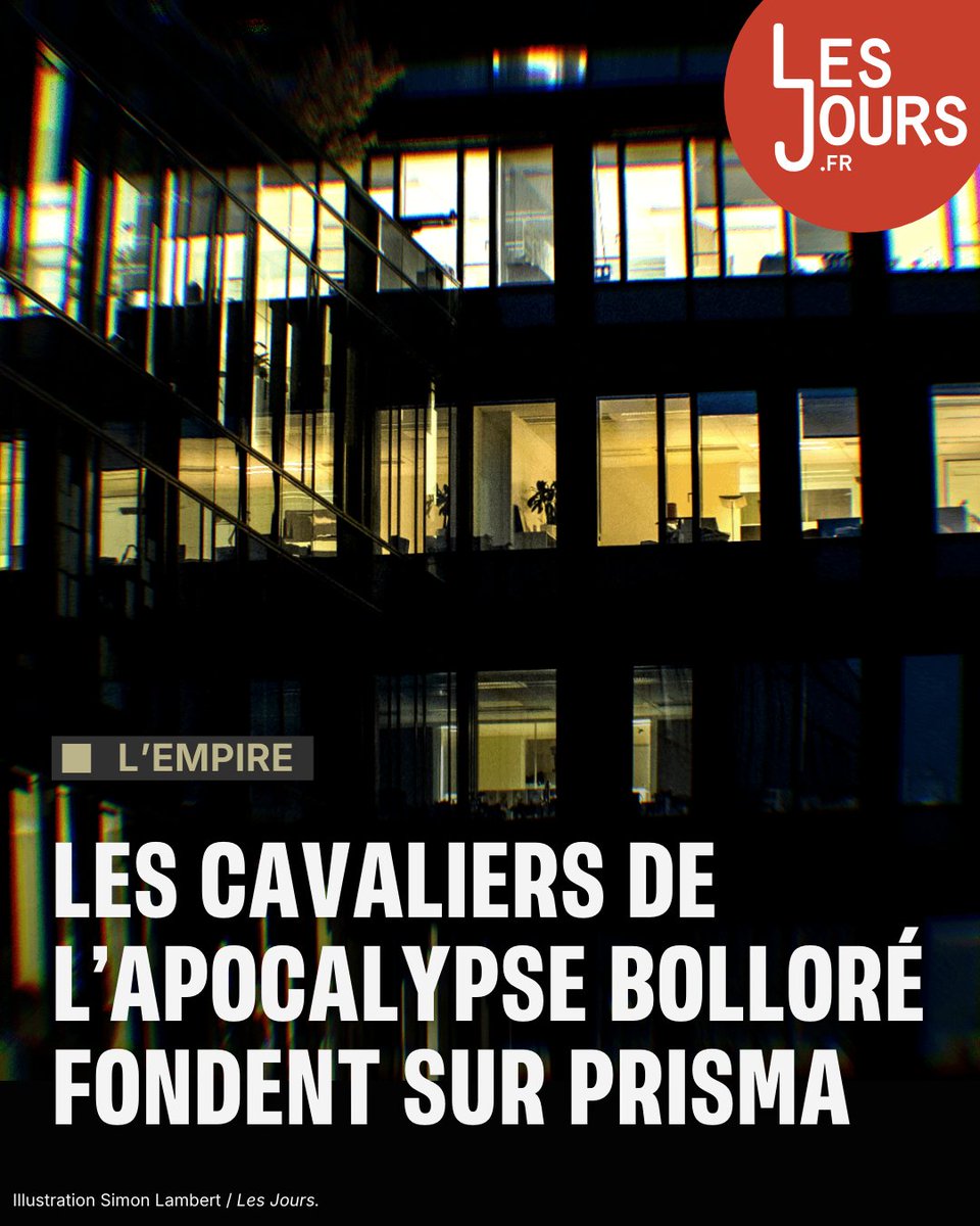 🔴 Info Les Jours. Vincent Bolloré reprend en main les magazines de Prisma et c’est du brutal: trois de ses fidèles, dont le patron de CNews, font régner l’ordre, intervenant directement sur Capital, Voici, Femme actuelle…. 🧵

🔗 lesjours.fr/obsessions/l-e…