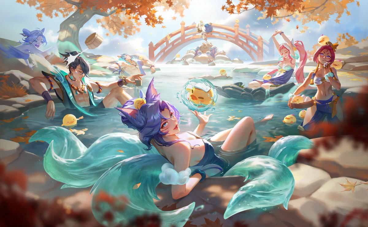 Spirit Blossom Springs Promo Art by Lion Song artstation.com/artwork/V2qvnN