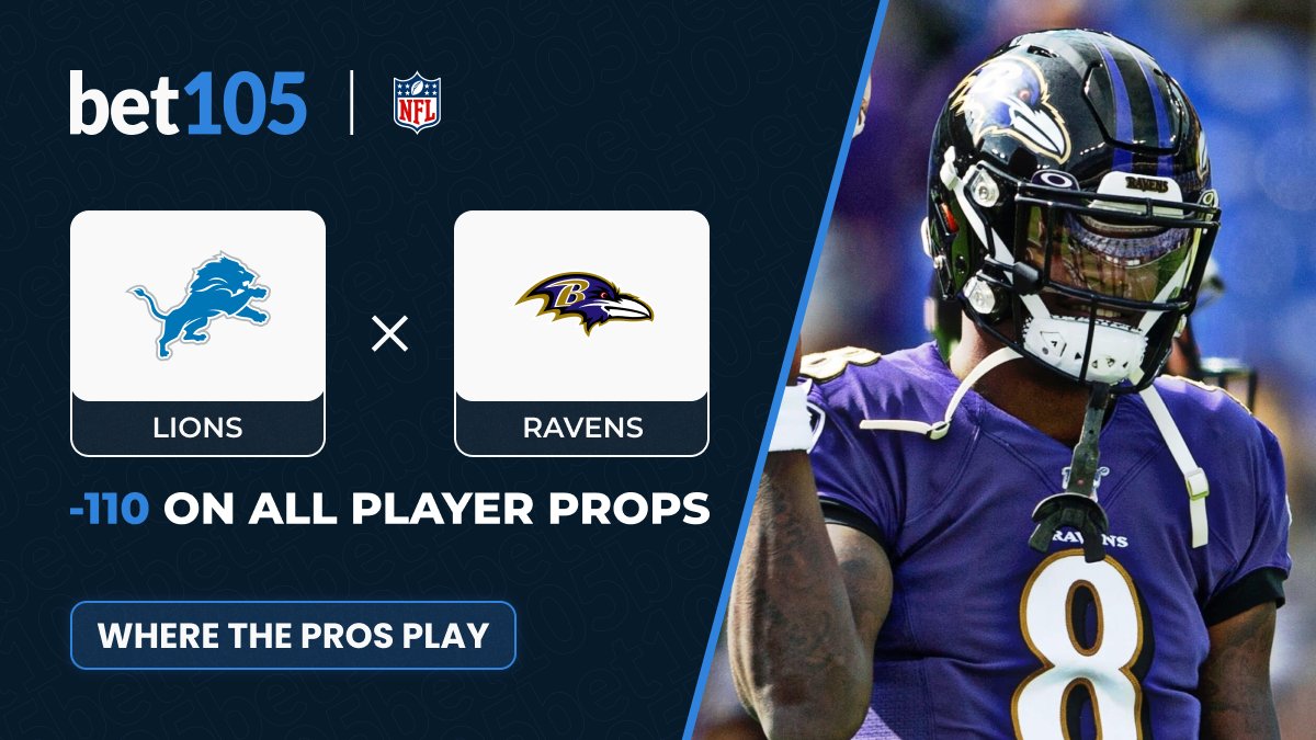 $250 Free Bet Contest🚨

We’ve LOCKED player props at -110 for the Lions vs Ravens game🏈

To celebrate, we’re giving away a 5 x $50 Free Bets💸

How to enter:
1️⃣Follow <a href="/bet_105/">Bet105</a>
2️⃣Like + RT this post
3️⃣Reply with who throws more TDs tonight - Lamar or Goff

Winner drawn tomorrow