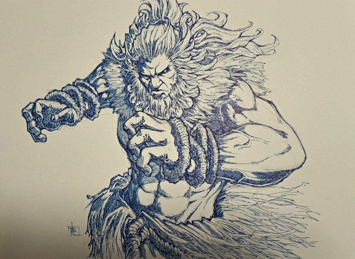 ストリートファイター6の豪鬼を描いてみました
#格ゲーキャラ描こうぜ
#StreetFighter6
