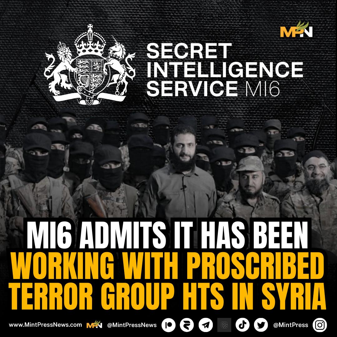 MI6 admit that Syria’s HTS is their asset

The outgoing head of the British Intelligence agency has admitted to recruiting the organisation in Syria, which now runs the country. Keep in mind that HTS was a designated terrorist group that used child soldiers.