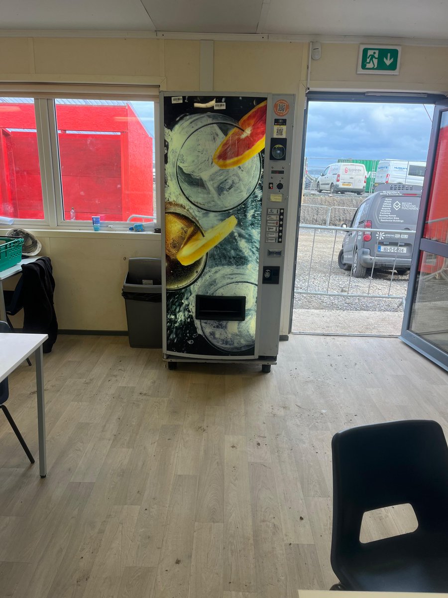 IeVending's tweet image. Delighted to celebrate the installation of two brand new vending machines.
This time for our valued client Glasgiven Construction, supporting a busy construction site as we continue expanding our services across sites nationwide.

#VendingSolutions #VendingMachinesIE