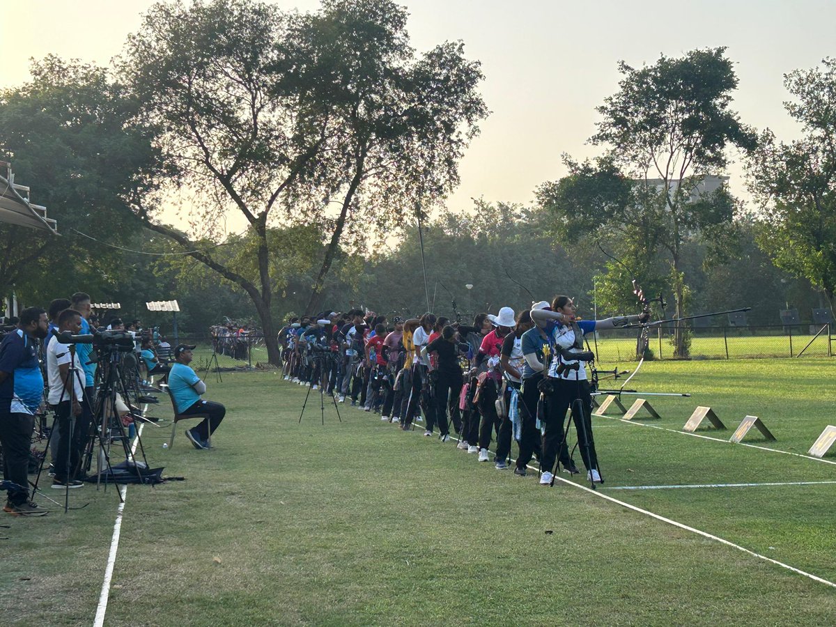 india_archery's tweet image. Senior Selection Trials – Day 2 Glimpses 
The Senior Selection Trials at SAI NCOE Sonipat are underway, shaping India’s journey to the Asian Archery Championships in Bangladesh. Here are moments of grit and focus from the first two days.

✨ Stay tuned!

#ArcheyIndia #Trials