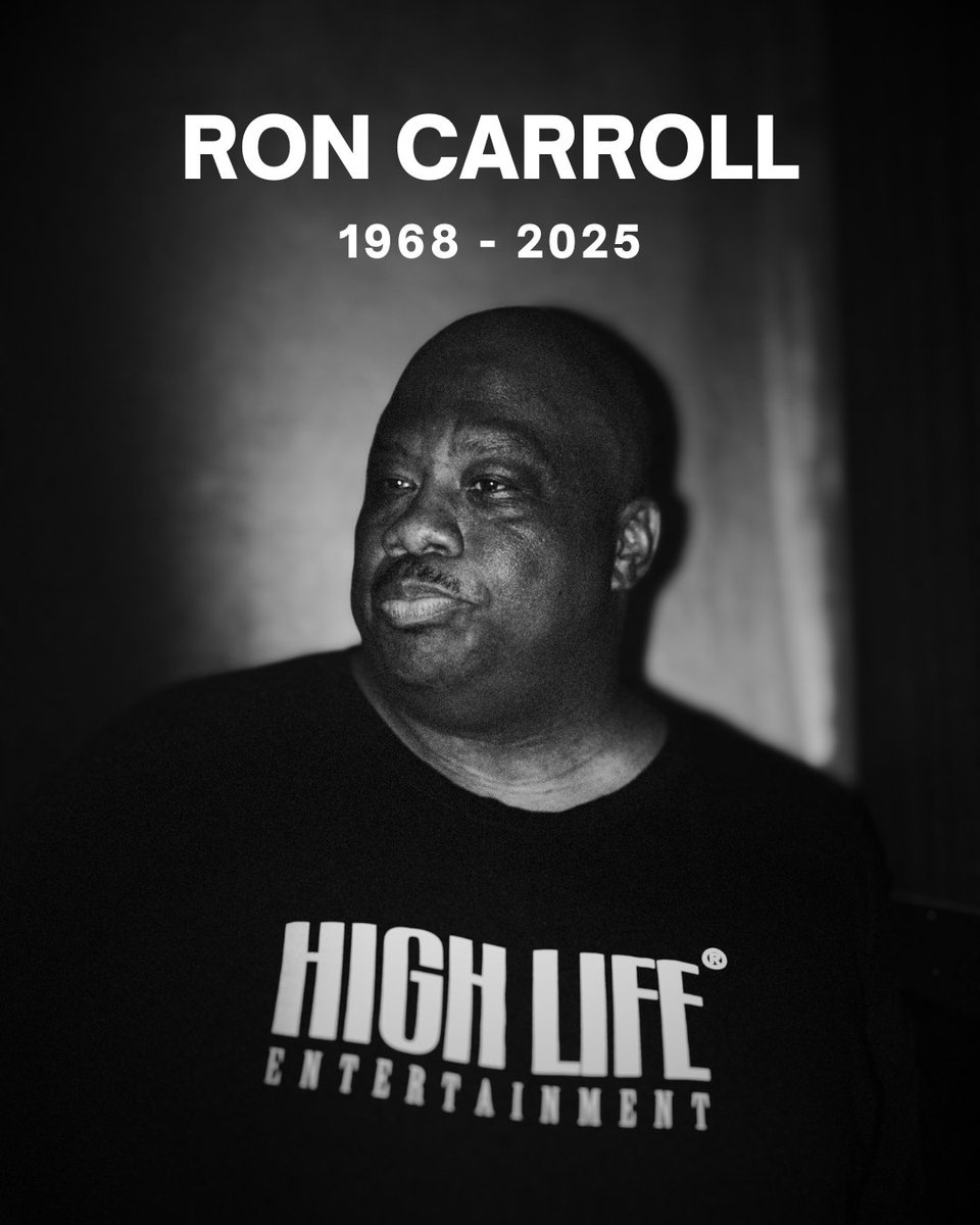 Chicago lost a legend today 🖤 RIP to the Minister of Sound, Ron Carroll.

Ron wasn't just a DJ. He was a pillar of house music, a voice of the culture, and a true friend of this city. He helped shape the sound of Chicago and inspired generations around the world, while bringing
